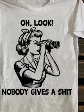 Graphic White Women's Top NWOT Size M